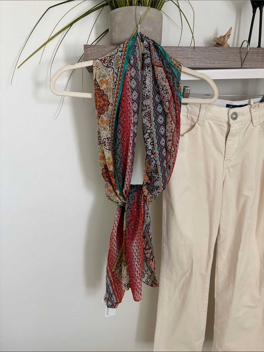 Jessica McClintock Multicolor Printed Scarf -